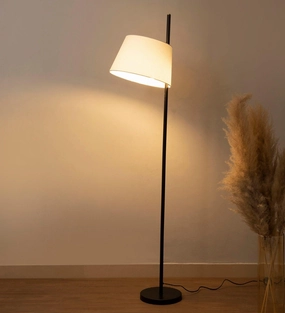 Nordic White Shade Floor Lamp garden LED light