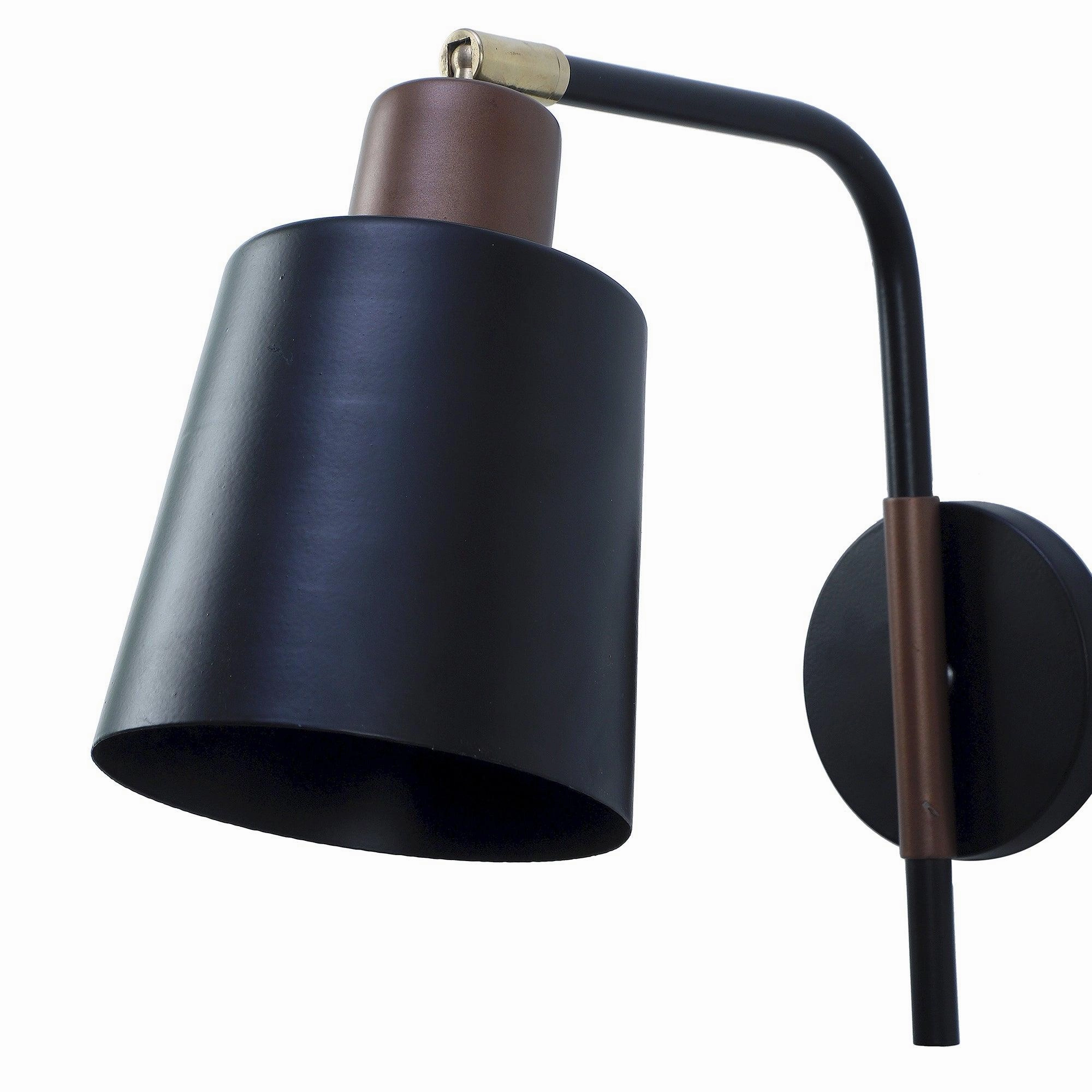 Norell Black Metal Wall Light by SS Lightings