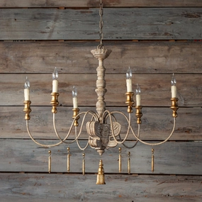 Oak Bluffs Grand Chandelier rechargeable bedside light