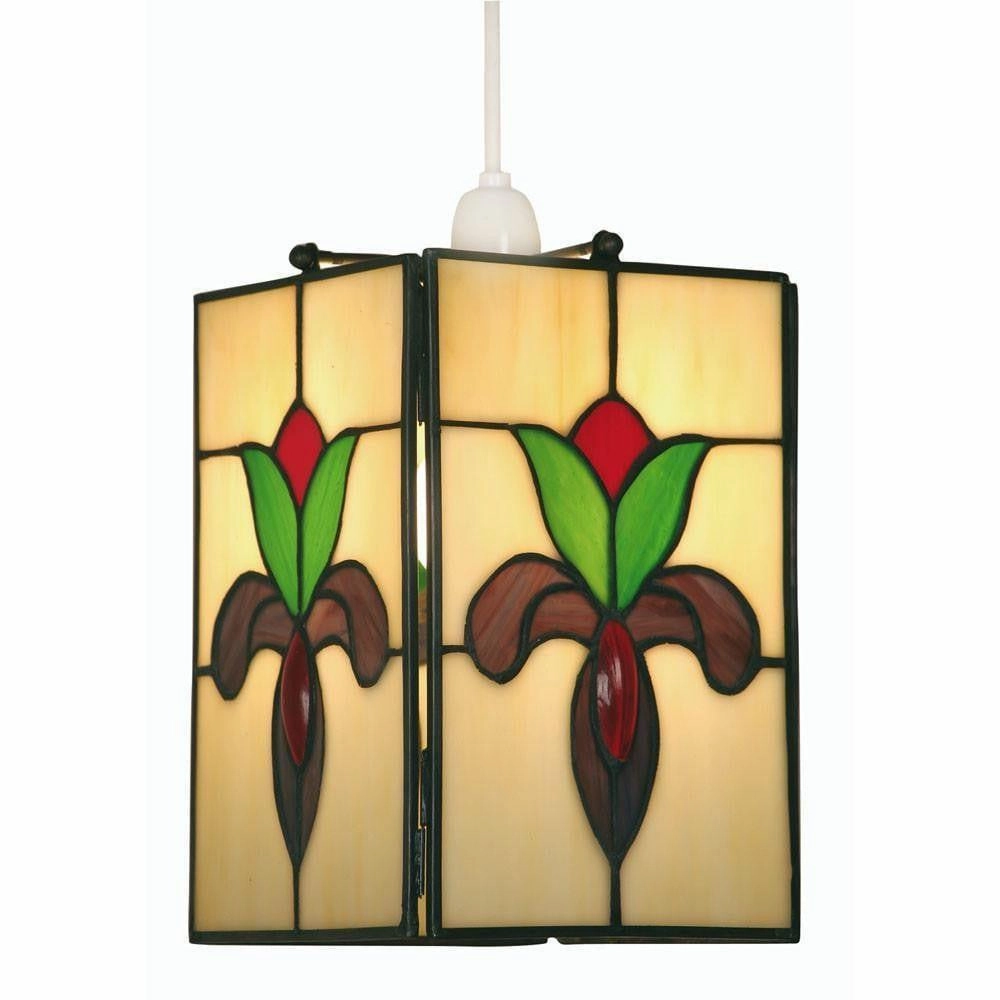 Oaks Crown Tiffany Easy Fit Ceiling Lamp Shade simple ceiling design light