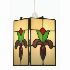 Oaks Crown Tiffany Easy Fit Ceiling Lamp Shade simple ceiling design light