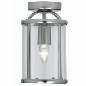 Oaks Fern Antique Chrome Finish Flush Light simple ceiling design light