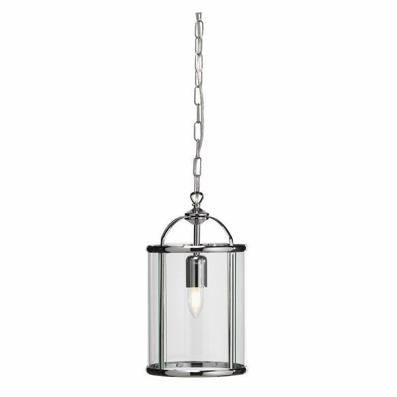 Oaks Fern Ceiling Lantern Chrome 1 Light simple ceiling design light