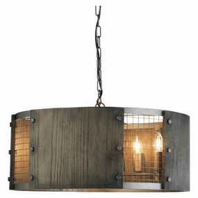 Oaks Harkin Rust 6 Light Pendant Ceiling modern ceiling lamp