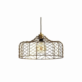 Oaks Lighting Bern Matt Gold Metalwork Ceiling Pendant modern ceiling lamp
