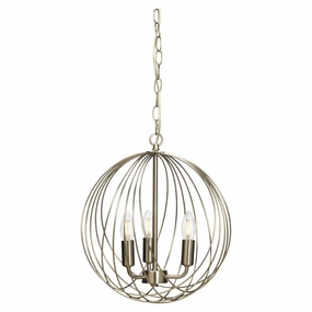 Oaks Lighting Danby 3 Light Antique Chrome Ceiling Pendant modern ceiling lamp
