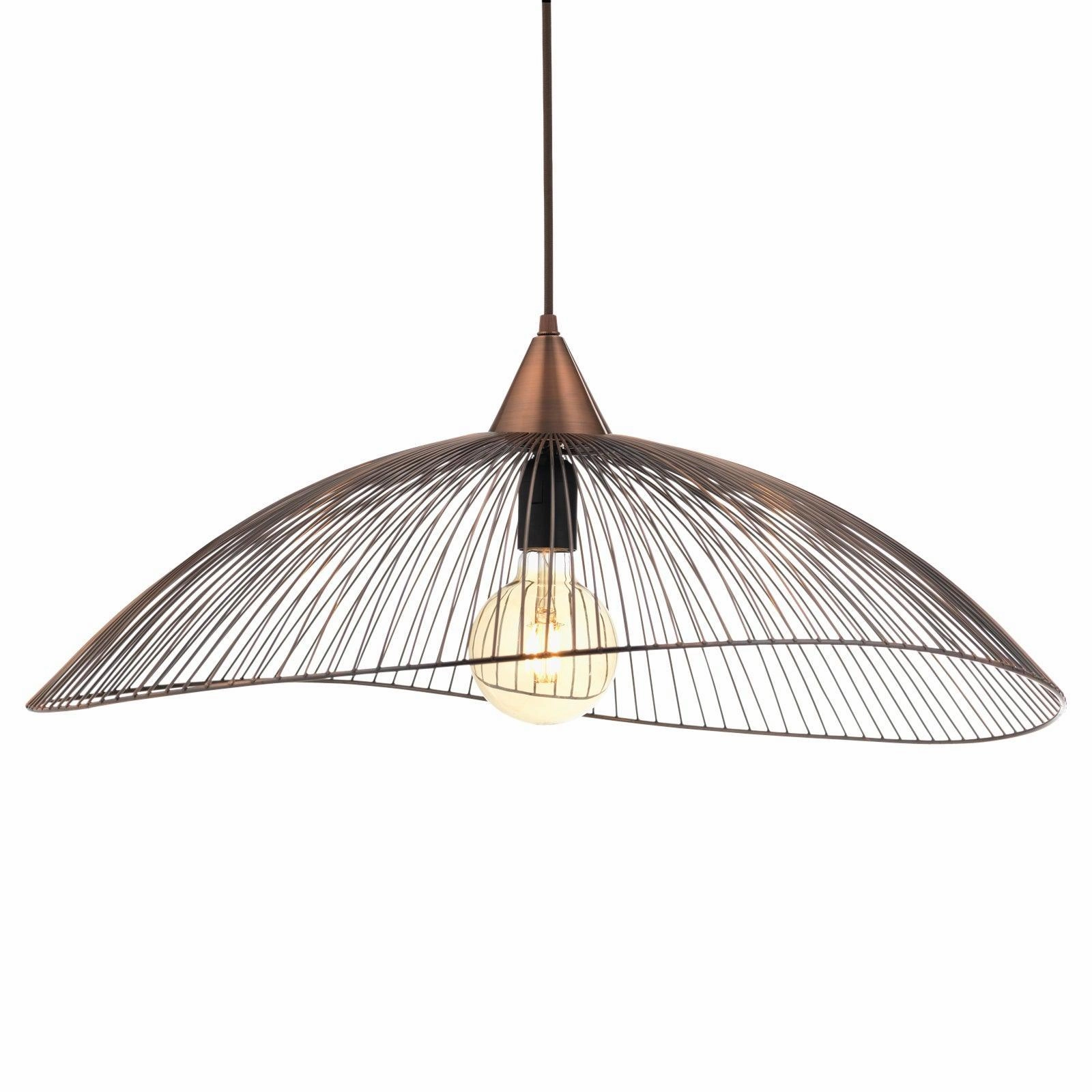 Oaks Lighting Helios Copper Single Ceiling Pendant - 66cm simple ceiling design light