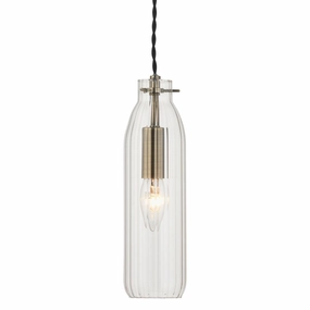 Oaks Lighting Hyperion Antique Brass & Glass Ceiling Pendant modern ceiling lamp