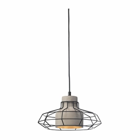 Oaks Lighting Klos Black Wire & Concrete Ceiling Pendant modern ceiling lamp