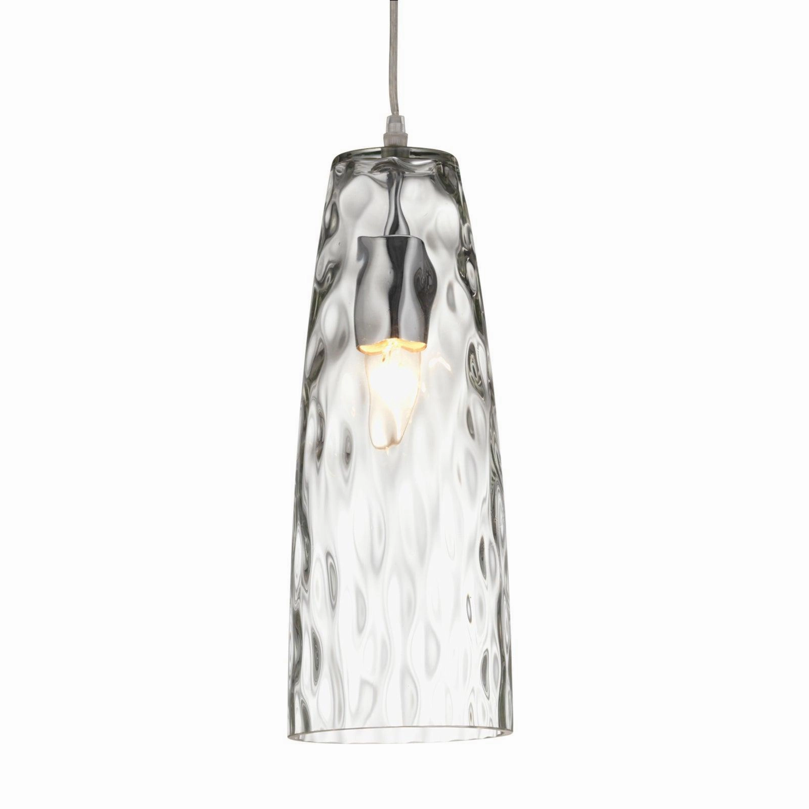 Oaks Lighting Oriata Mottled Glass Ceiling Pendant - 13cm modern ceiling lamp