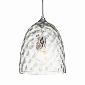 Oaks Lighting Oriata Mottled Glass Ceiling Pendant - 25cm modern ceiling lamp
