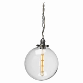 Oaks Lighting Otra Black Chrome & Glass Ceiling Pendant modern ceiling lamp