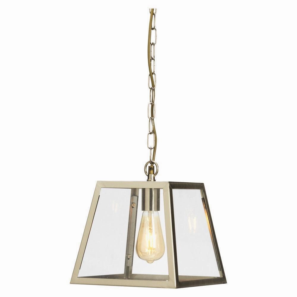 Oaks Lighting Riga I Light Antique Chrome Ceiling Pendant modern ceiling lamp