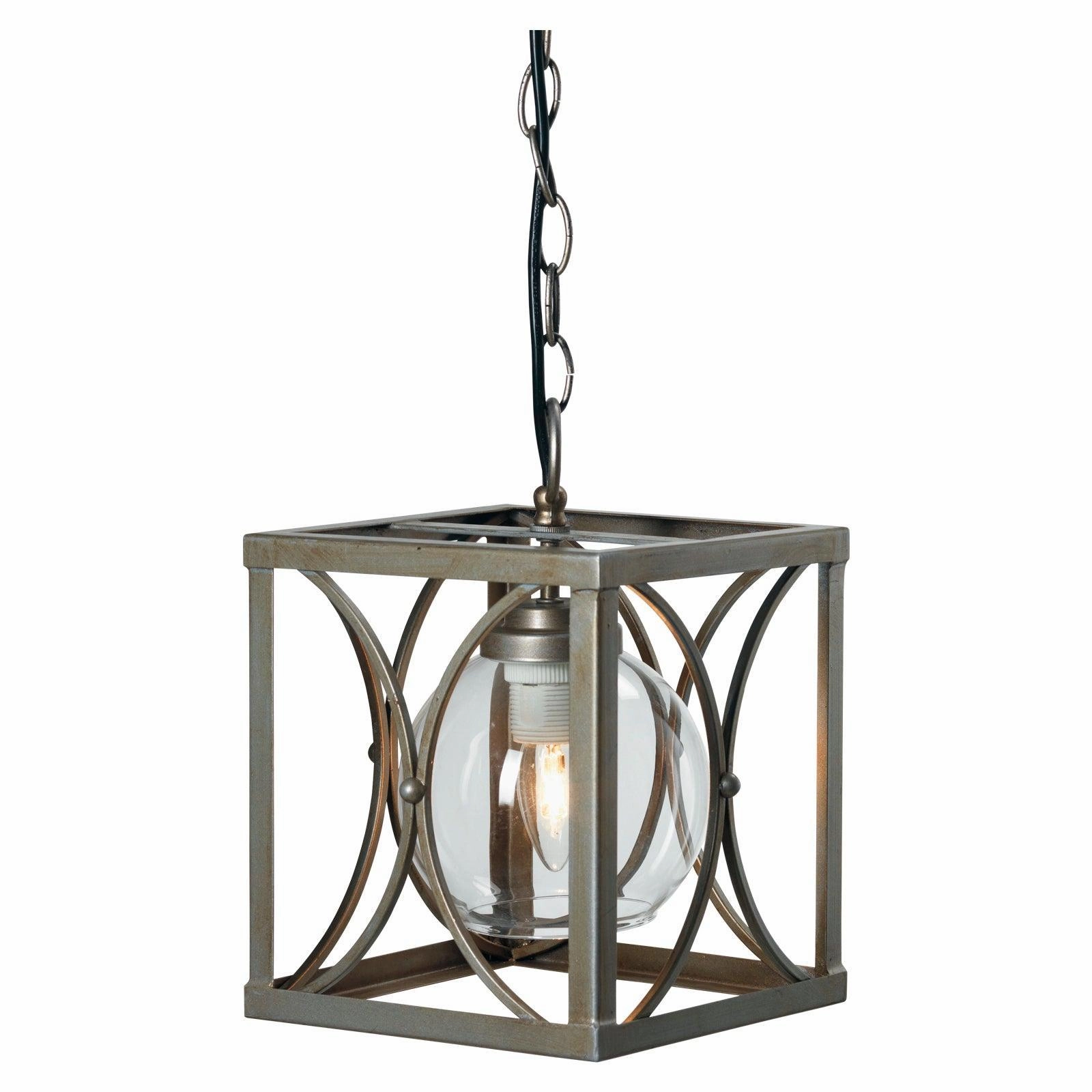 Oaks Lighting Rut 1 Light Matt Silver Ceiling Pendant modern ceiling lamp