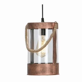 Oaks Lighting Tui Copper Painted Pendant Light modern ceiling lamp