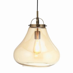 Oaks Turua brass Ceiling Lantern 1 Light simple ceiling design light