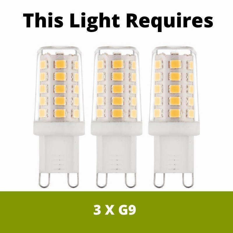 Opera 3 Light Brass Flush Ceiling Light - Opal Glass