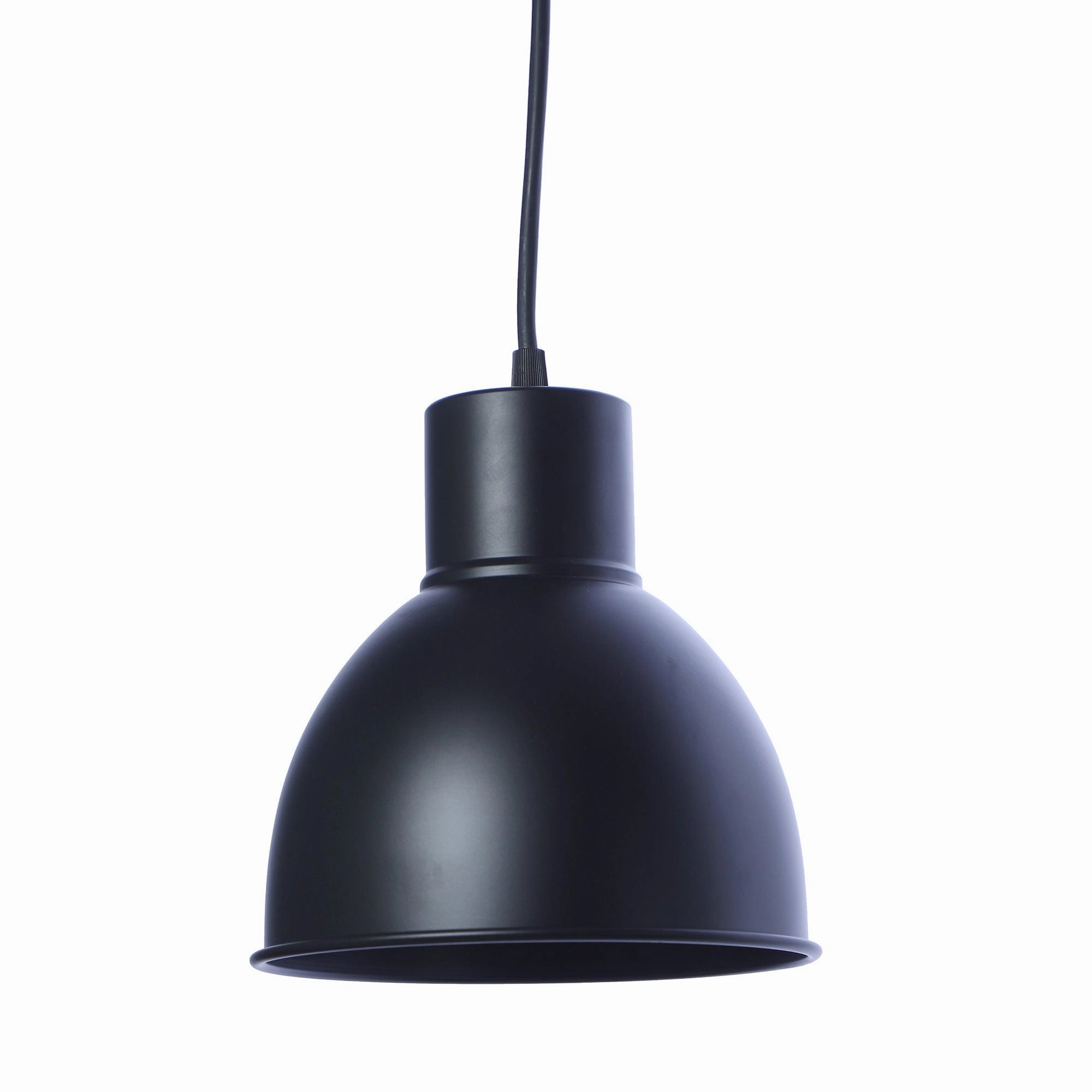 Opi Minimal Pastel Black Metal Single Hanging Light by SS Lightings