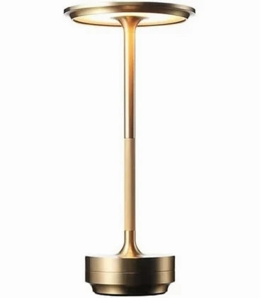 Opladelig LED bordlampe Inde/ude - Guld