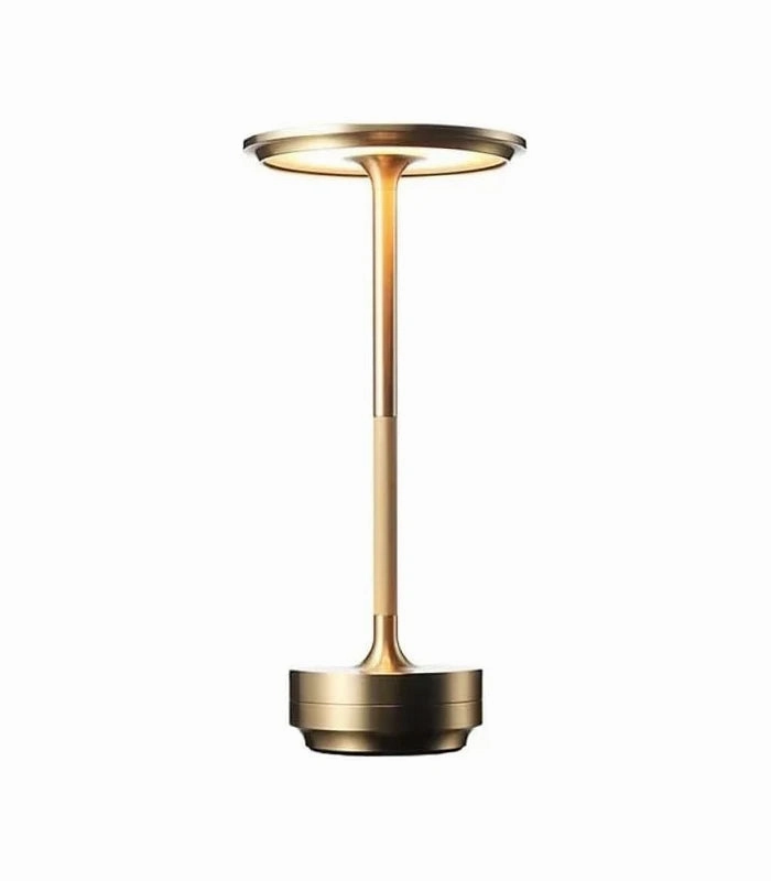 Opladelig LED bordlampe Inde/ude - Guld