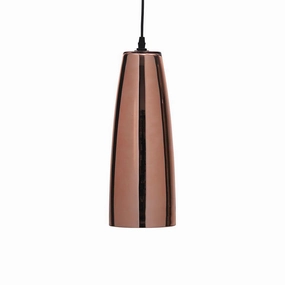 Oriata Copper Plated Glass Ceiling Pendant - 13cm modern ceiling lamp