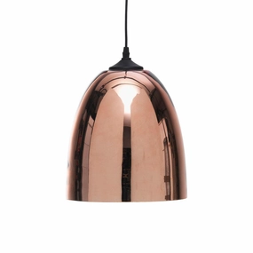 Oriata Copper Plated Glass Ceiling Pendant - 25cm modern ceiling lamp