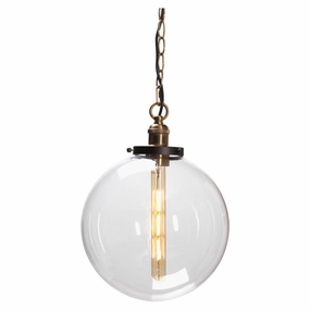 Otra Black Brushed Gold & Glass Ceiling Pendant modern ceiling lamp