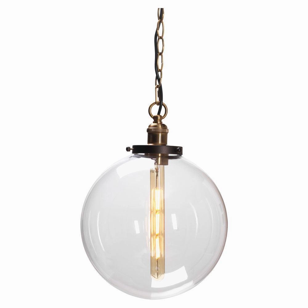 Otra Black Brushed Gold & Glass Ceiling Pendant modern ceiling lamp