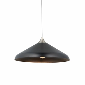 Ovni Black Coned Industrial Pendant Ceiling Light minimalist ceiling light