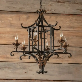 Pagoda Chandelier rechargeable bedside light