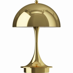 PANTHELLA 160 PORTABLE V3 - METALLISERET MESSING ambient lighting fixture