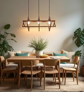 Paragon Brown 3 Series Hanging Lamp (BULB NOT INCLUDED) contemporary ceiling fixture