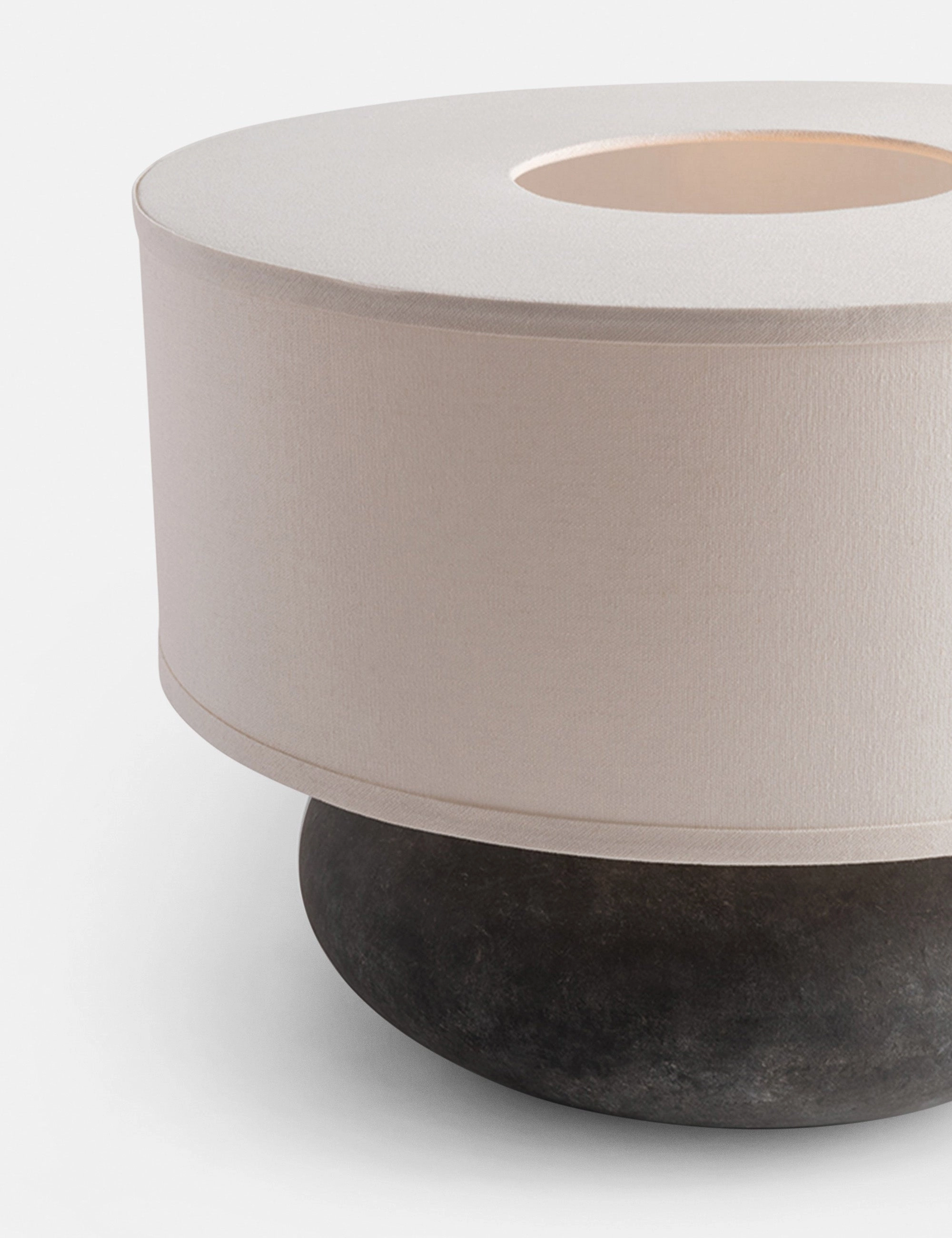 Payal Wide Table Lamp, Alabastrino