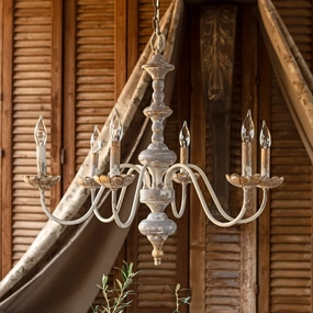 Pecan Creek Chandelier rechargeable bedside light