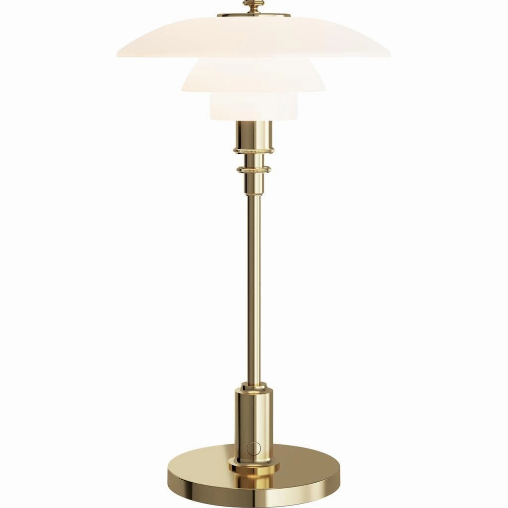 PH 2/1 PORTABLE - MESSING METALLISERET LED BORDLAMPE
