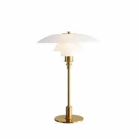 PH 3/2 Bordlampe Metalliseret Messing ambient lighting fixture