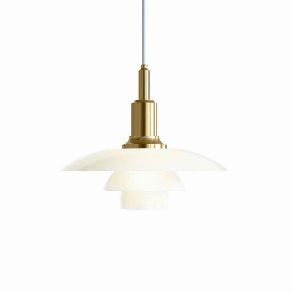 PH 3/2 Pendel - Metaliseret Messing flush mount chandelier