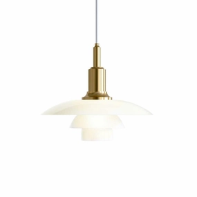 PH 3/2 Pendel - Metaliseret Messing flush mount chandelier