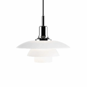PH 3-3 Pendel Krom flush mount chandelier