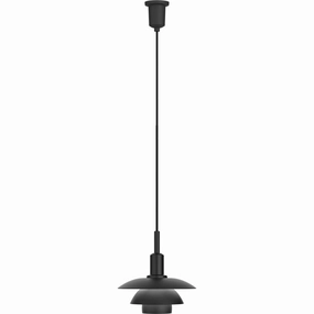 PH 3/3 PENDEL SORT METALLISERET E27 - LOUIS POULSEN flush mount chandelier
