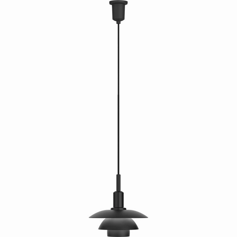 PH 3/3 PENDEL SORT METALLISERET E27 - LOUIS POULSEN flush mount chandelier