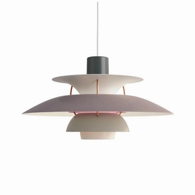 PH 5 - Pendel - Gr - Louis Poulsen flush mount chandelier
