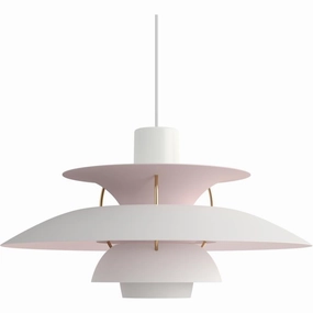 PH 5 - PENDEL - JUBILUM MAT HVID/PALE ROSE decorative wall light fixture