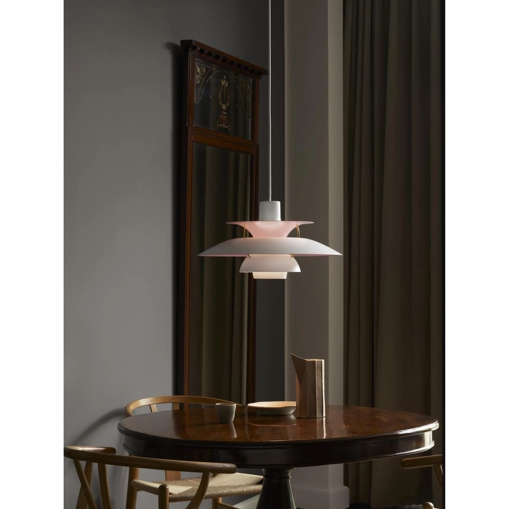 PH 5 - PENDEL - JUBILUM MAT HVID/PALE ROSE