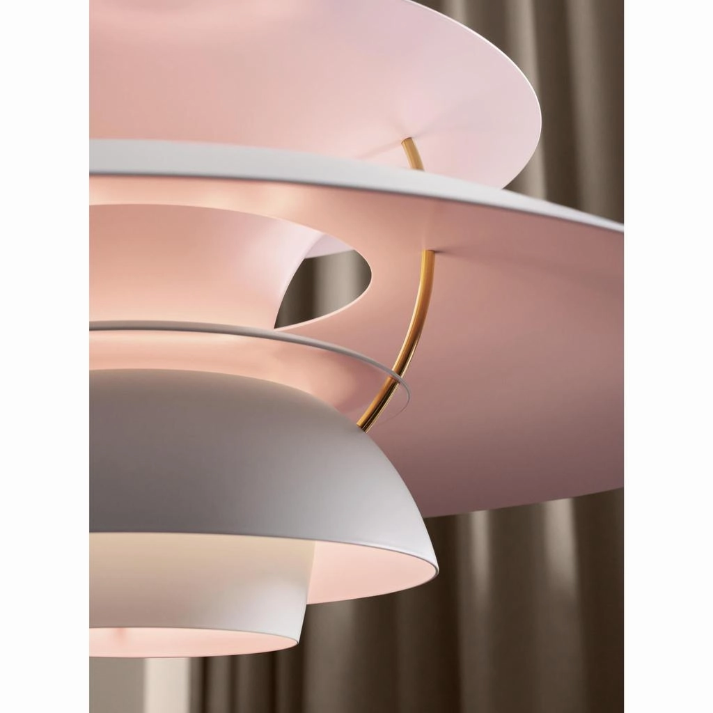 PH 5 - PENDEL - JUBILUM MAT HVID/PALE ROSE