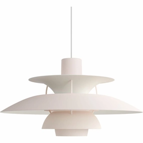 PH 5 - PENDEL - MONOCHROME PALE BLUSH decorative wall light fixture