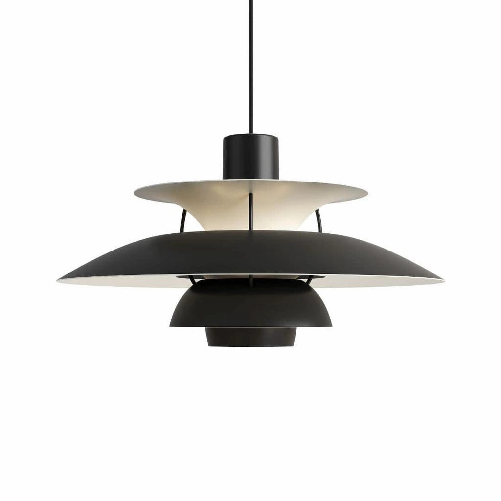 PH 5 - Pendel - Monokrom Sort flush mount chandelier