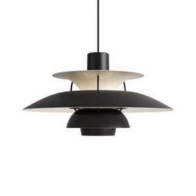 PH 5 - Pendel - Monokrom Sort flush mount chandelier