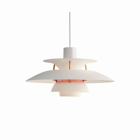 PH 5 Mini - Pendel - Moderne Hvid flush mount chandelier