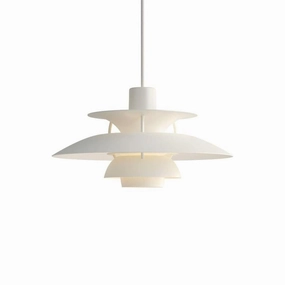 PH 5 Mini - Pendel - Monokrom Hvid decorative wall light fixture